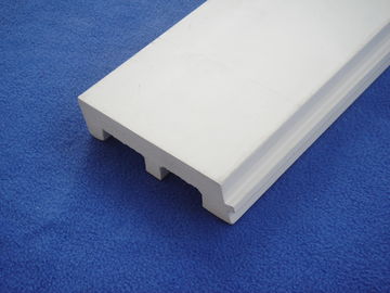Декоративная белая пластиковая доска обхода, молестойкие плинтусы PVC 126mm * 32mm
