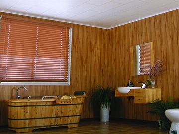 Деревянные прокатанные декоративные панели потолка, ресиклабле заволакивание стены 250*8мм пвк