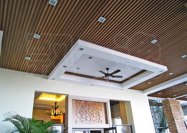 Приостанавливанные деревянные пластиковые составные панели потолка для офиса/гостиницы