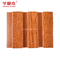 Настроение деревянного украшения панели внутренней стены Pvc Wpc зерен водоустойчивое классическое красное