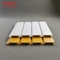 Прокатанный/деревянный PVC Slatwall зерна обшивает панелями огнеупорный Multi цвет