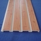 Pvc панели Slatwall естественного деревянного зерна декоративный с крюками металла