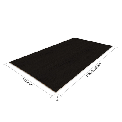 Огнезащитный Pvc доски пены 1.22m x 2.8m черный для дизайна Hall