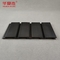 Черный ровный поверхностный PVC Slatwall обшивает панелями 300mm x 17mm