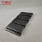 Черный ровный поверхностный PVC Slatwall обшивает панелями 300mm x 17mm