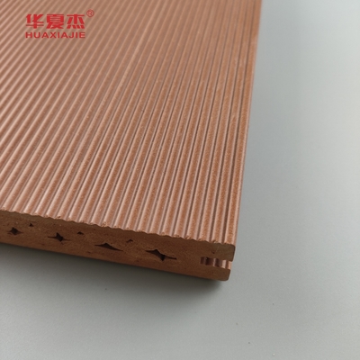 Анти- скид WPC украшая составное покрытие пола teak кофе 140 x 25mm цвет коричневого серого деревянный