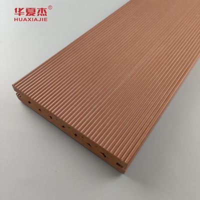 Анти- скид WPC украшая составное покрытие пола teak кофе 140 x 25mm цвет коричневого серого деревянный