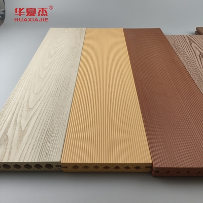 Анти- скид WPC украшая составное покрытие пола teak кофе 140 x 25mm цвет коричневого серого деревянный