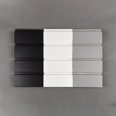 Pvc Slatwall высокой плотности обшивает панелями установку стены для живя комнаты попа