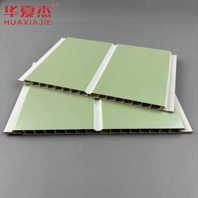 200 мм водонепроницаемый ПВХ стеновые панели зеленый горячий штамп ПВХ панели для дома
