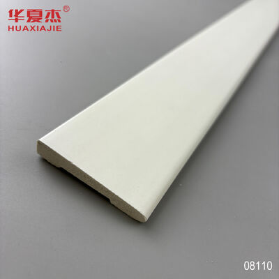 Хорошая цена Оптовая продажа, популярный 11/32x2-1/8, скошенный корпус, белый плинтус из ПВХ, водонепроницаемый плинтус, украшение дома из ПВХ онлайн